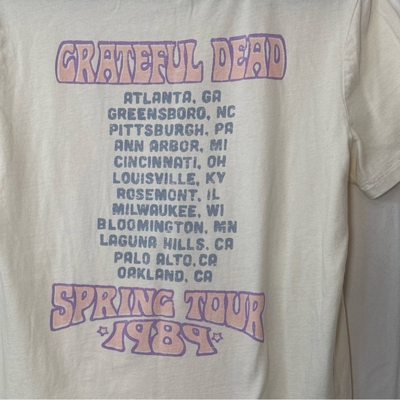 Grateful Dead Vintage 1989 Spring Tour T Shirt Size S Single Stitch - Picture 13 of 15